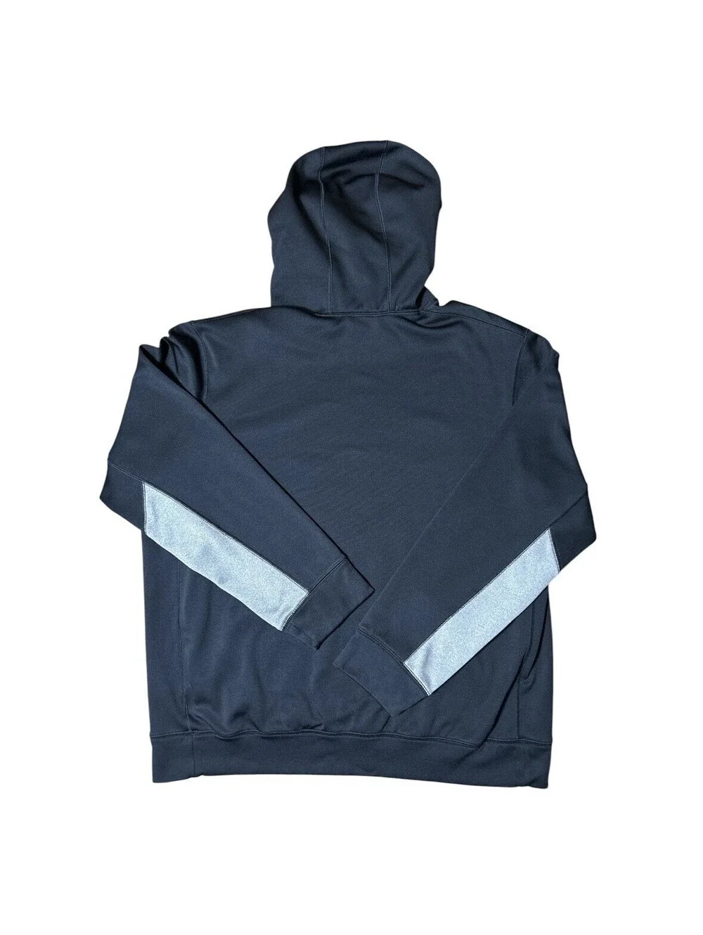 Nike Men's XL Therma-FIT Big Swoosh Lined Pullover Hoodie Black/Grey Accent